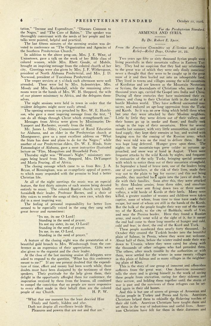 The Conference of Negro Women at Stillman Institute Sept 26